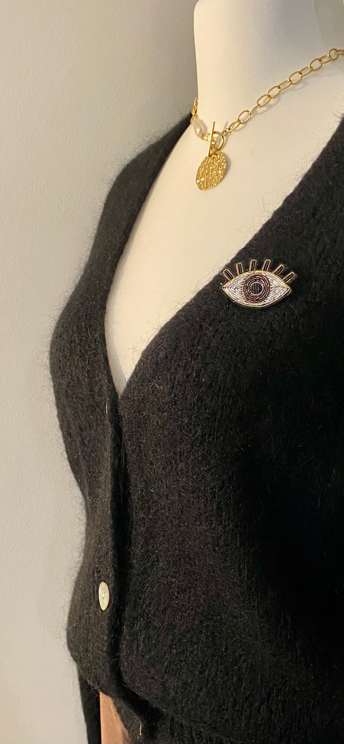 Gilet en Mohair Léon