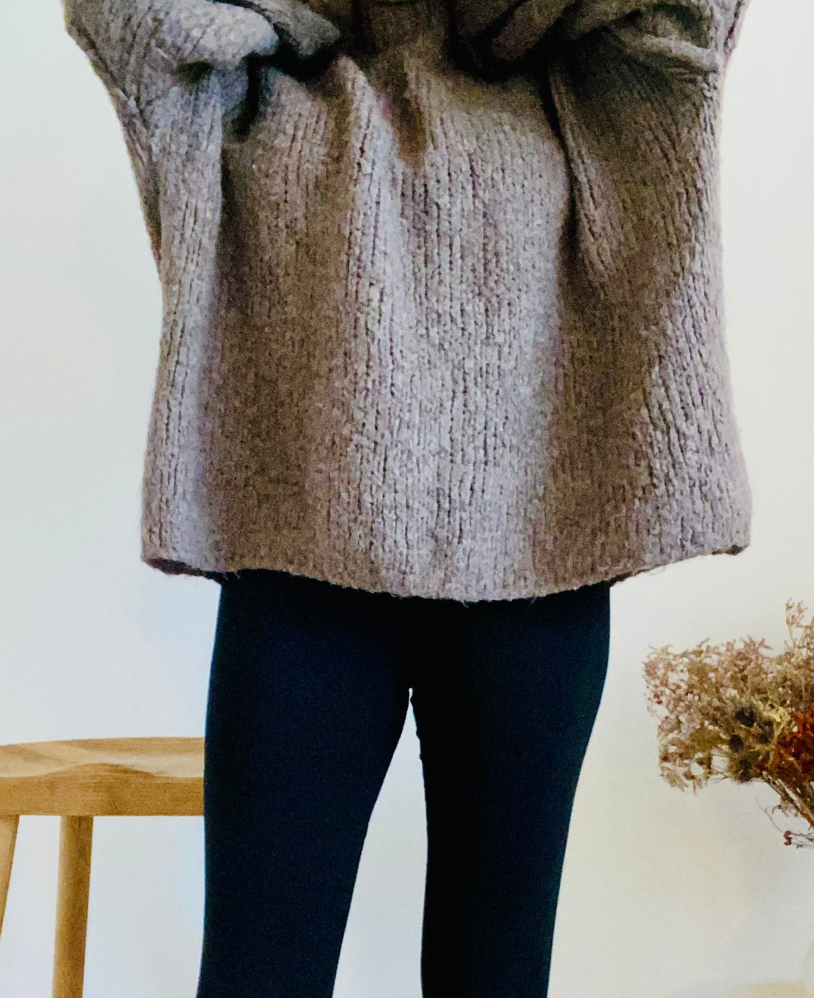 Pull OVERSIZE taupe