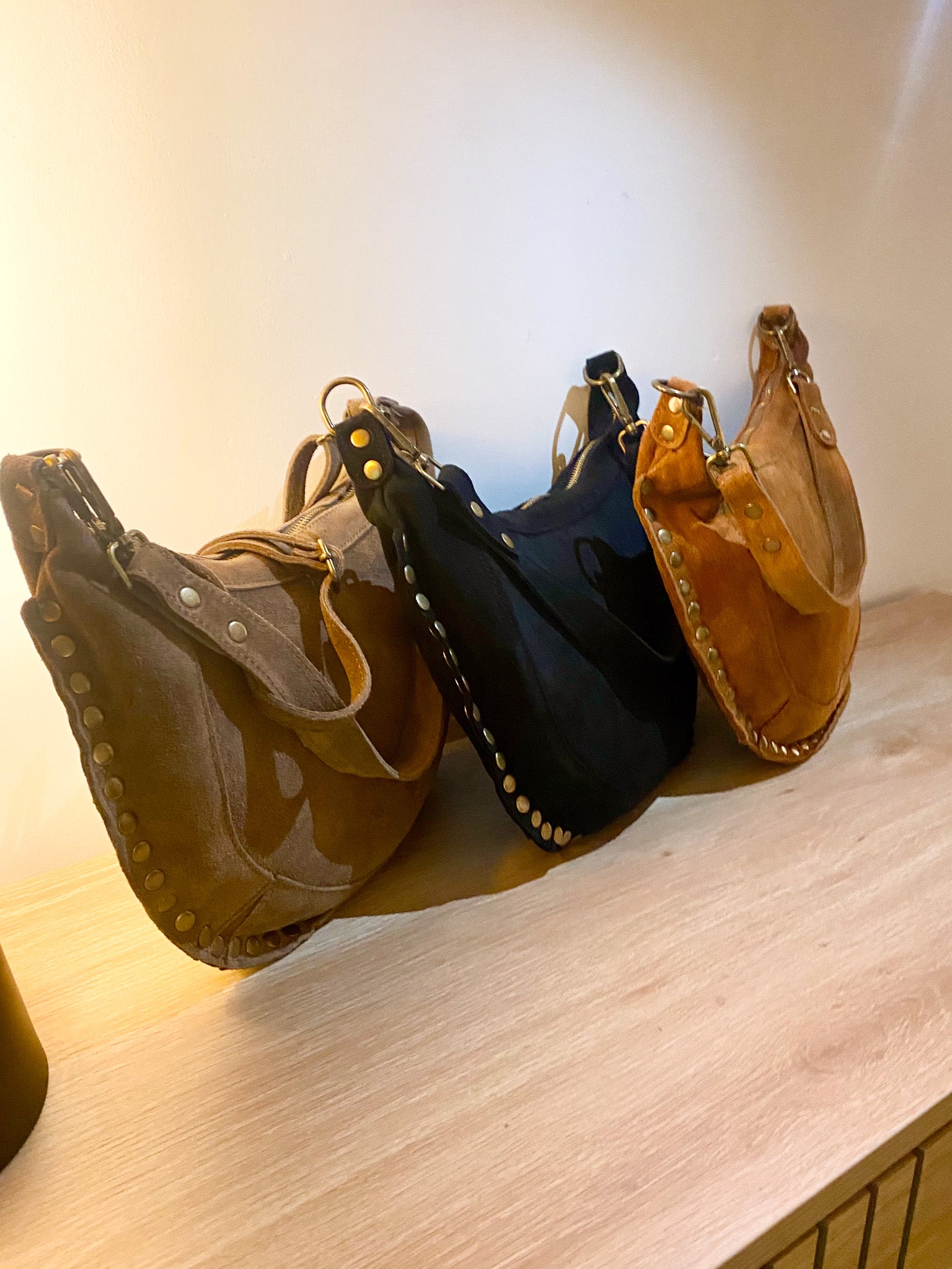 Sac porté épaule cuir véritable