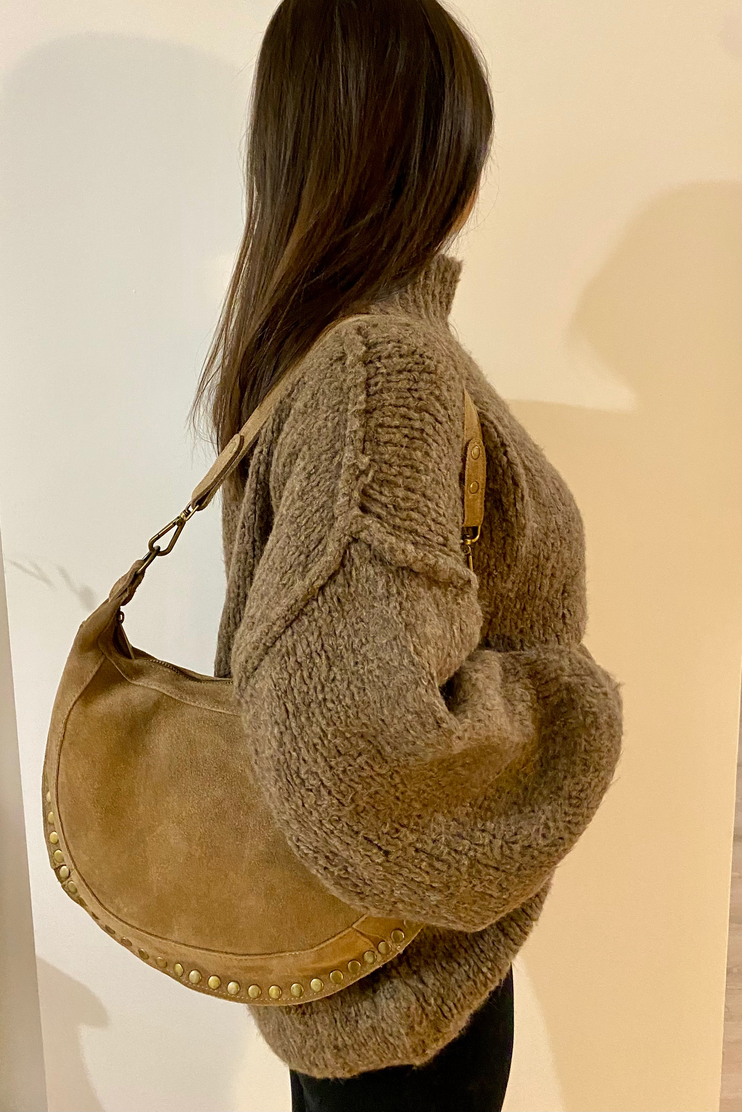 Pull OVERSIZE taupe