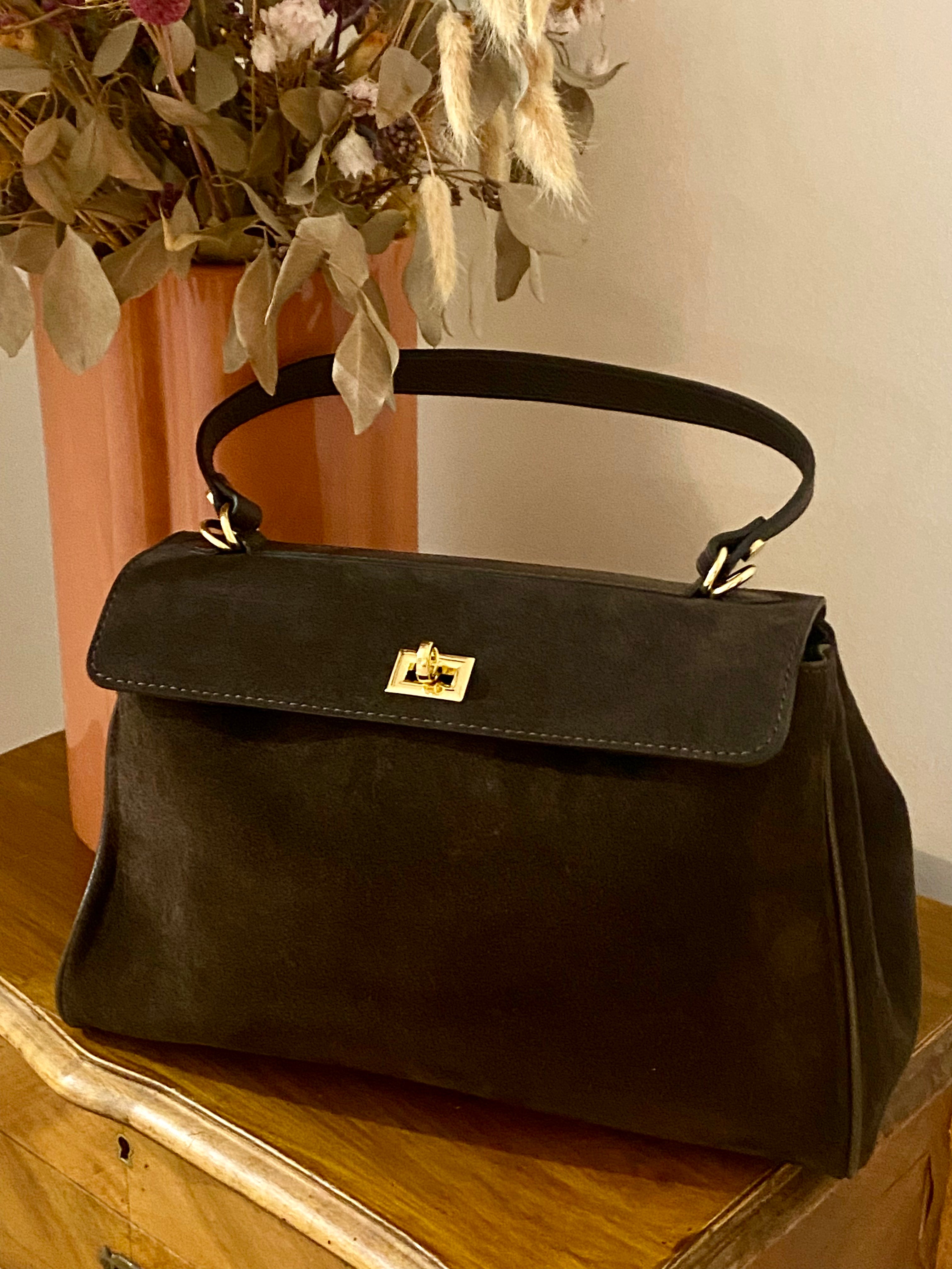 Sac véritable cuir et suède Jules