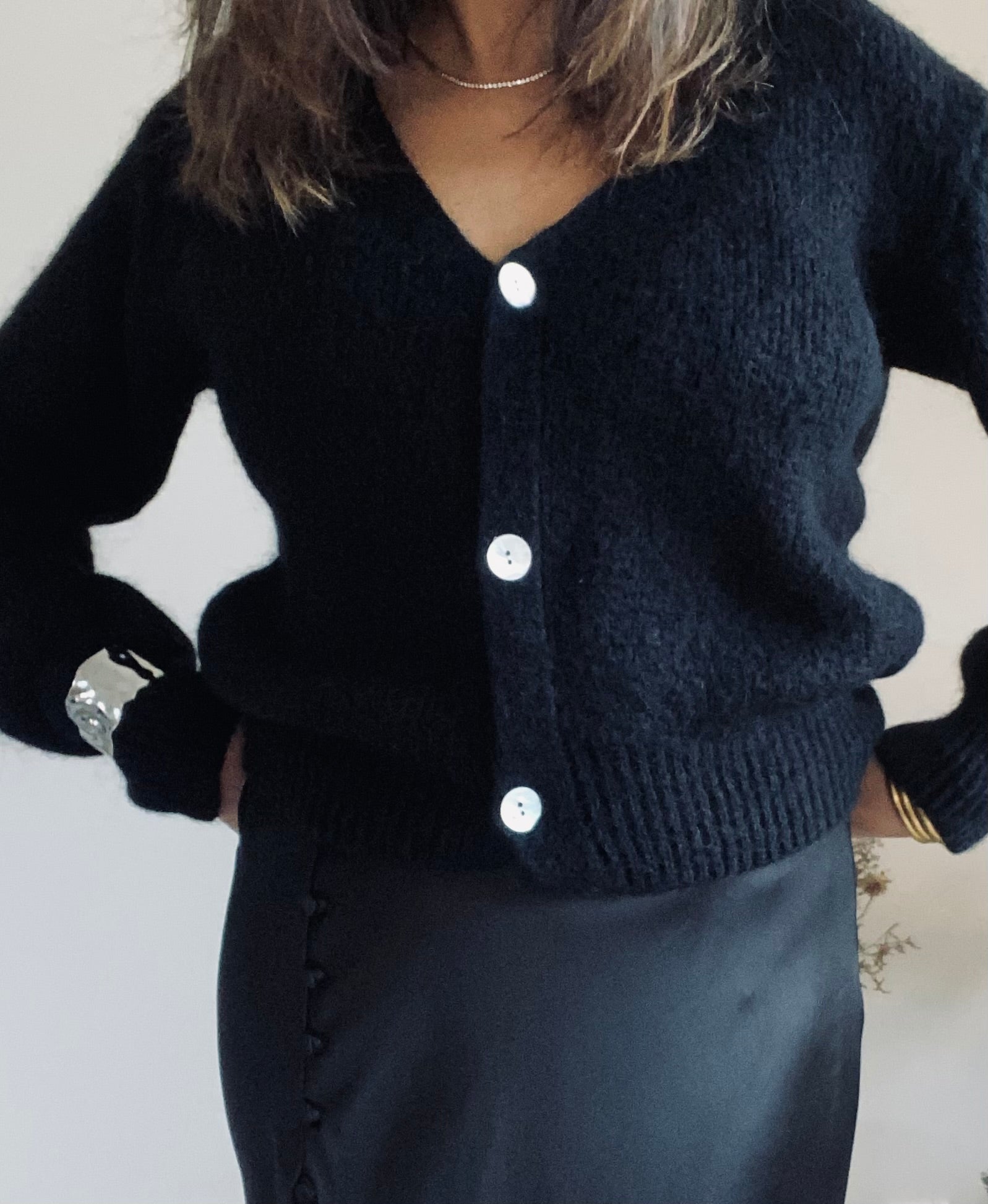 Gilet en Mohair Léon