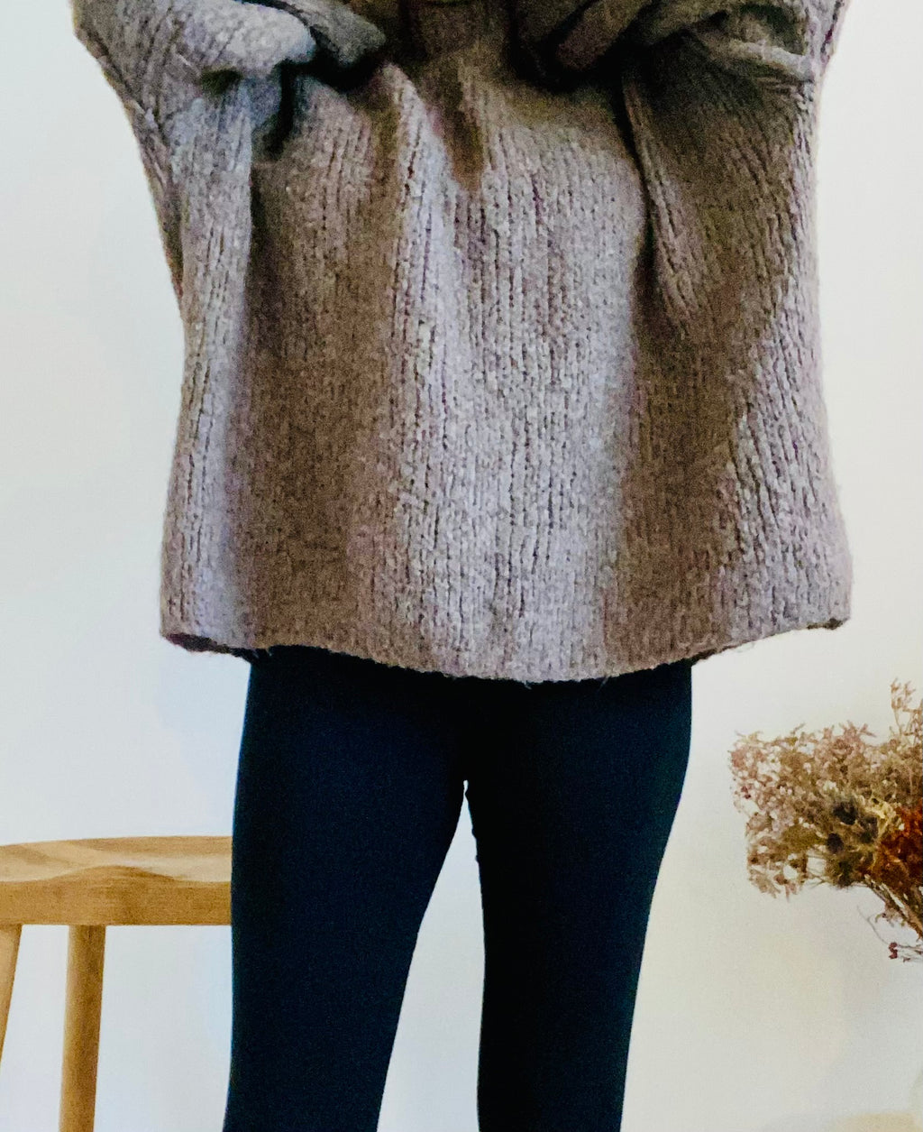 Pull OVERSIZE  taupe