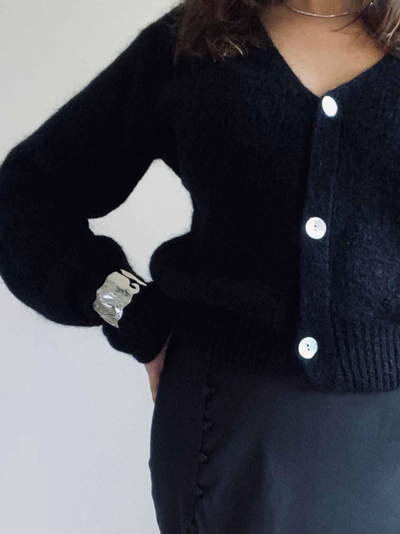 Gilet en Mohair Léon