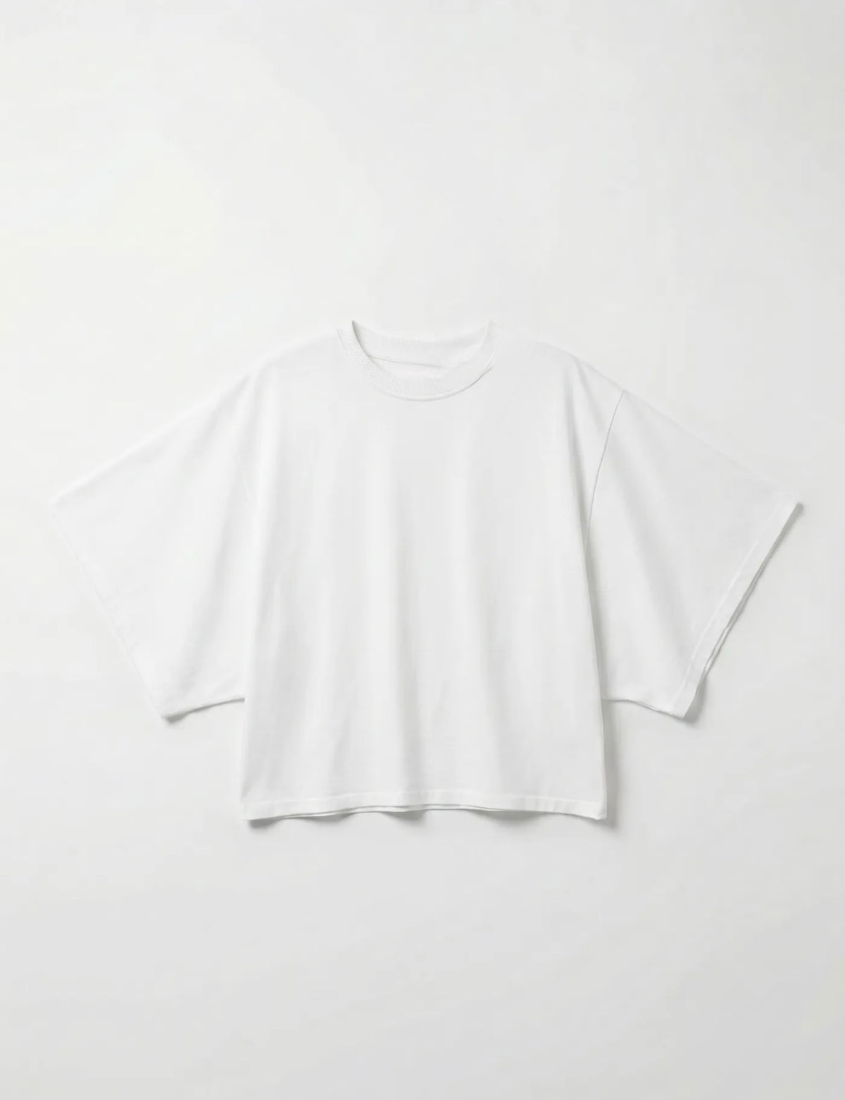 Tee shirt droit en coton manches chauves-souris