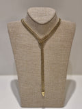 Collier long cravate