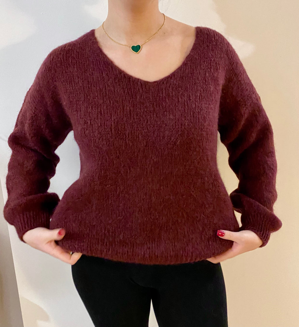 Pull kid MOHAIR col V