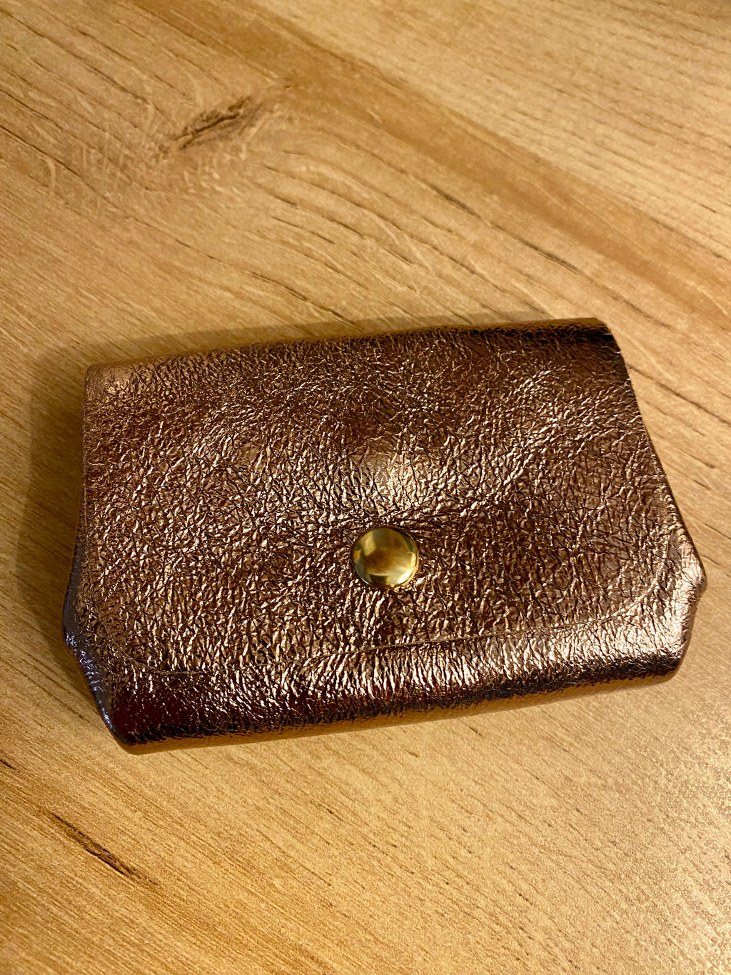 Porte Monnaie en cuir irisé