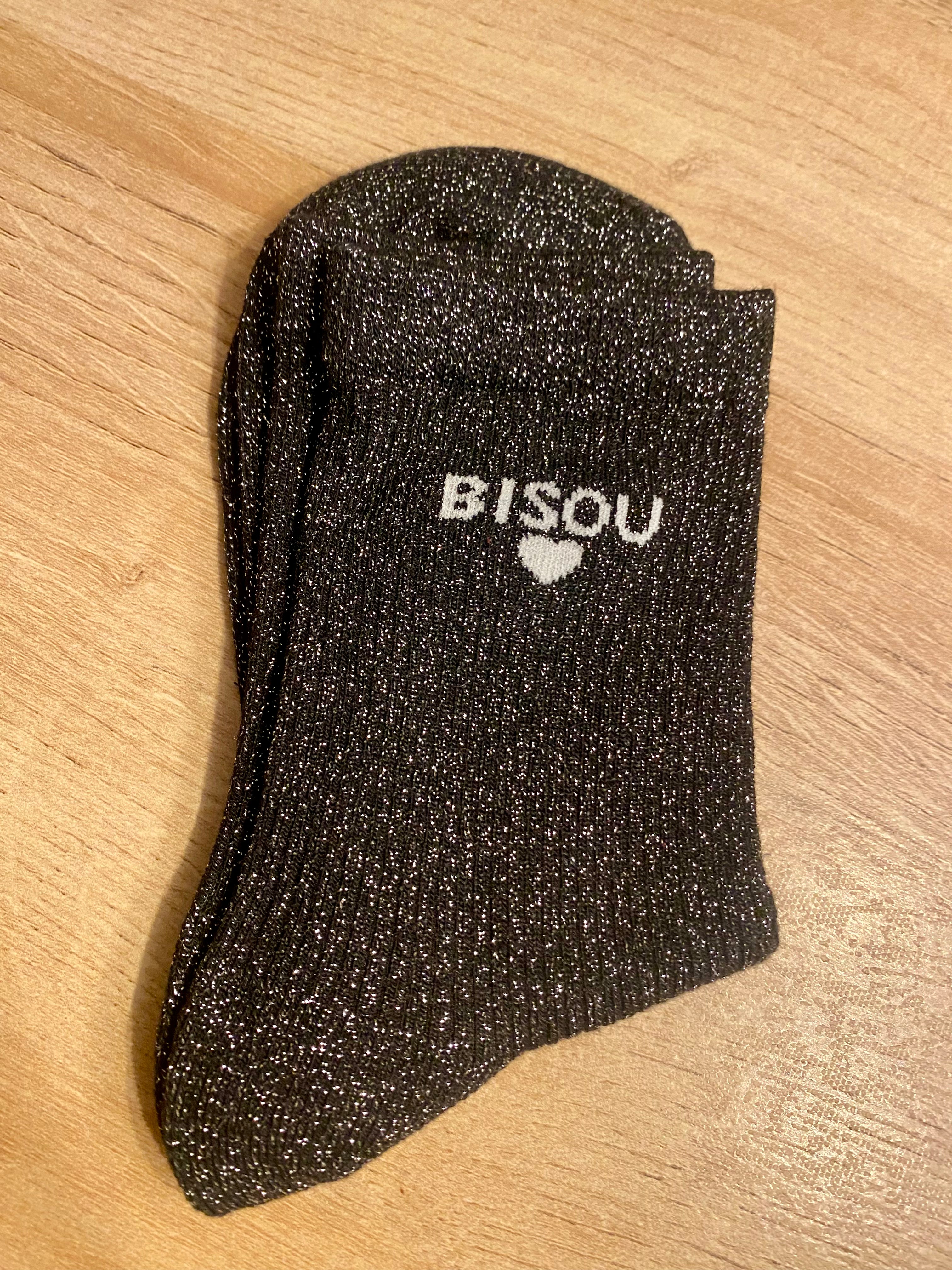 Chaussettes BISOU glitter brillantes