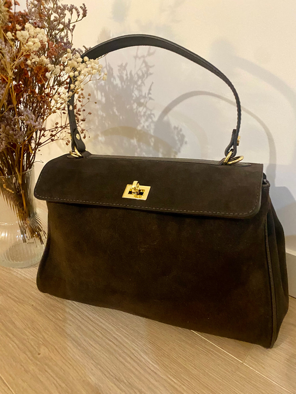 Sac véritable cuir et suède Jules