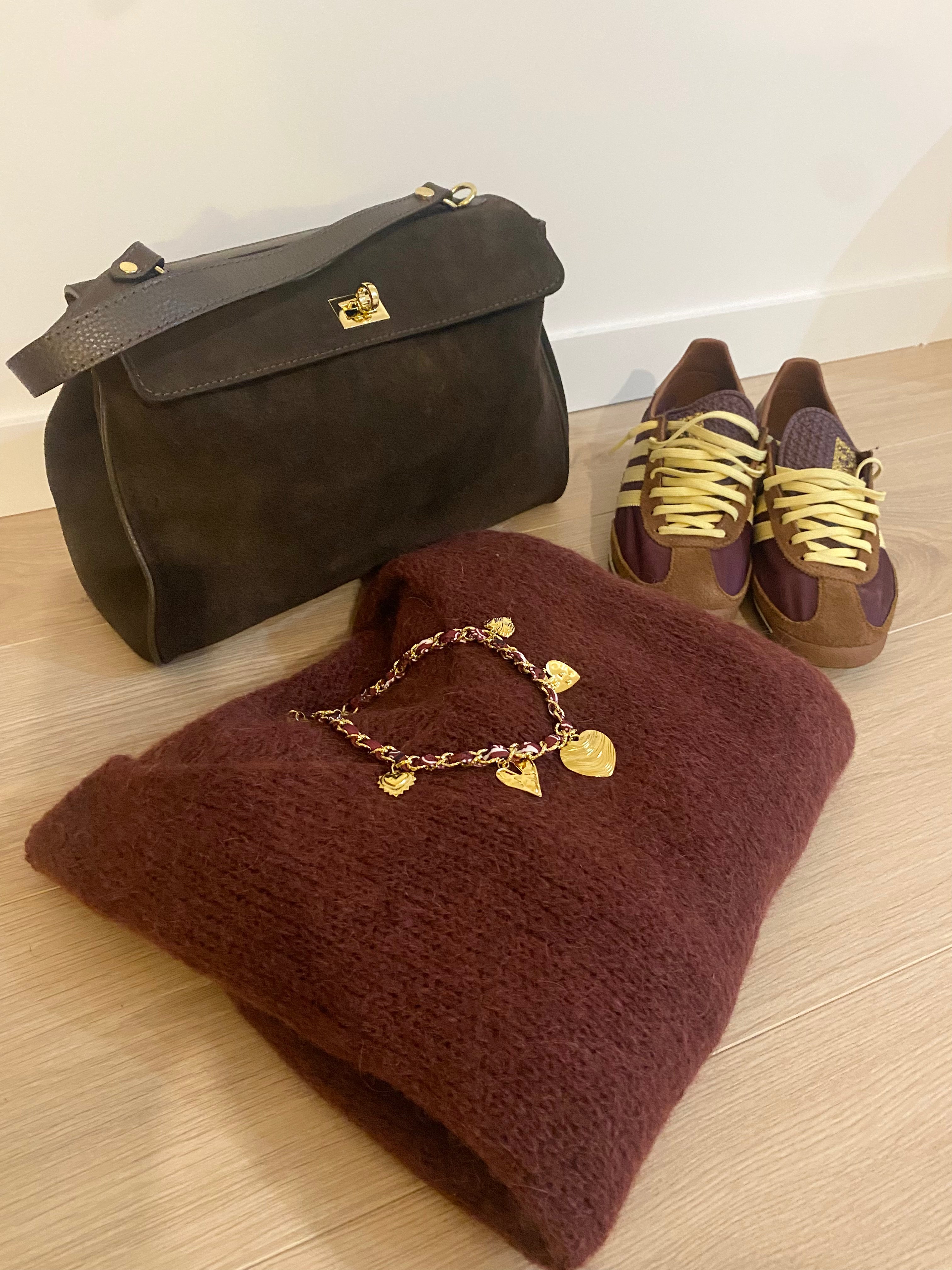 Sac véritable cuir et suède Jules