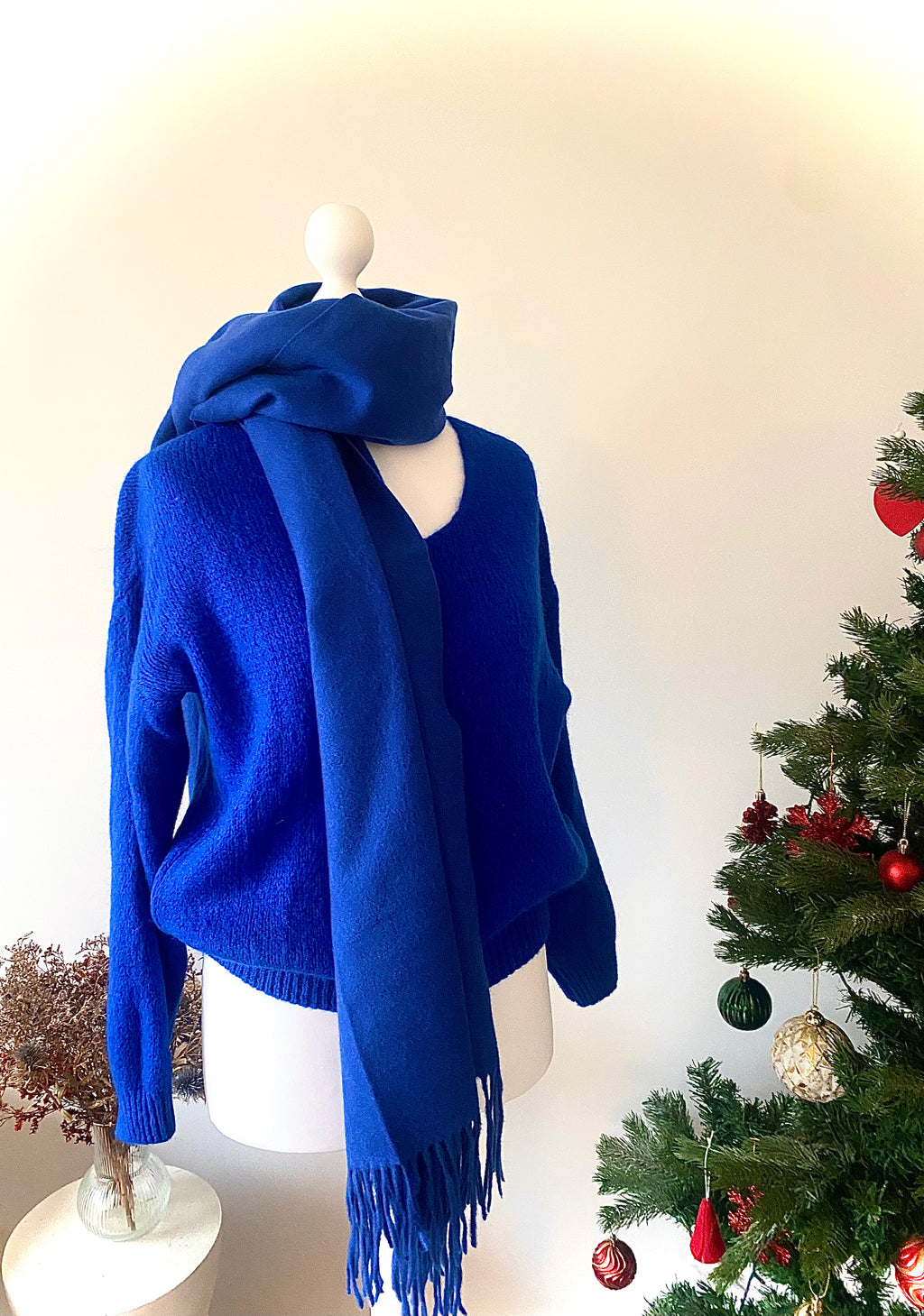 Écharpe élégante en cachemire, laine et viscose – Confort et style