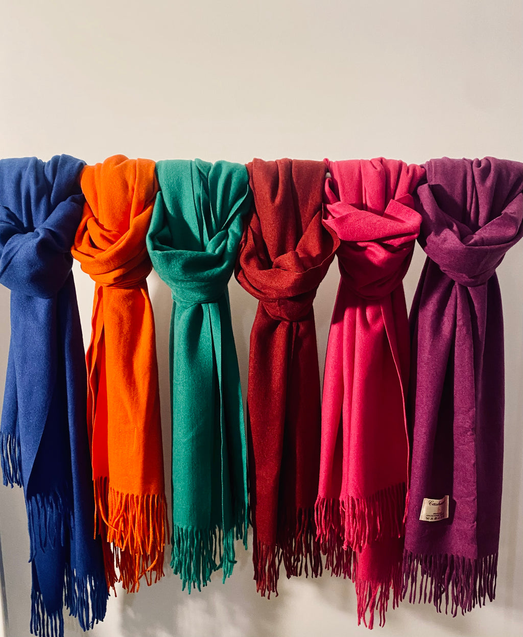 Écharpe élégante en cachemire, laine et viscose – Confort et style