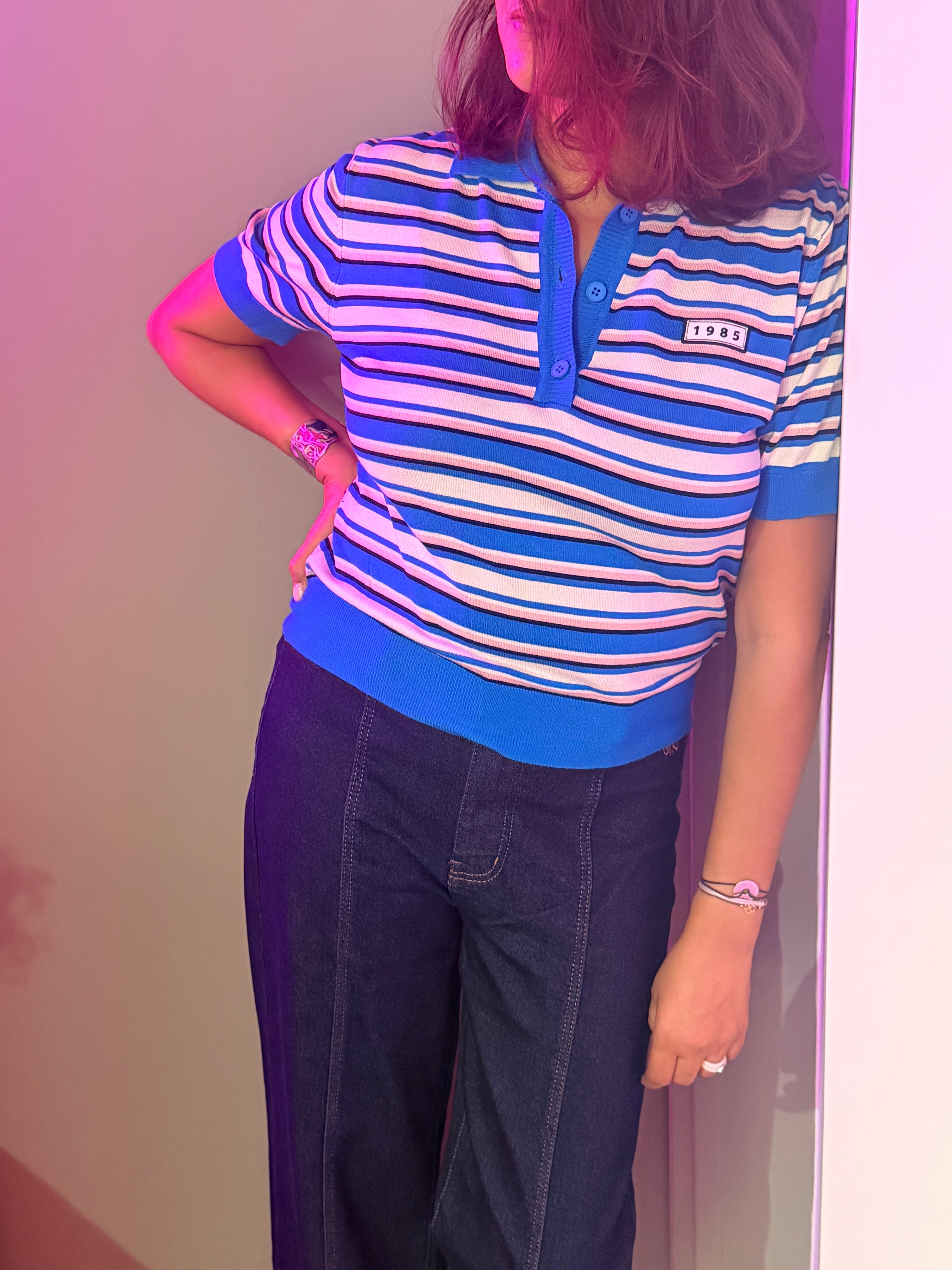 Polo rayé