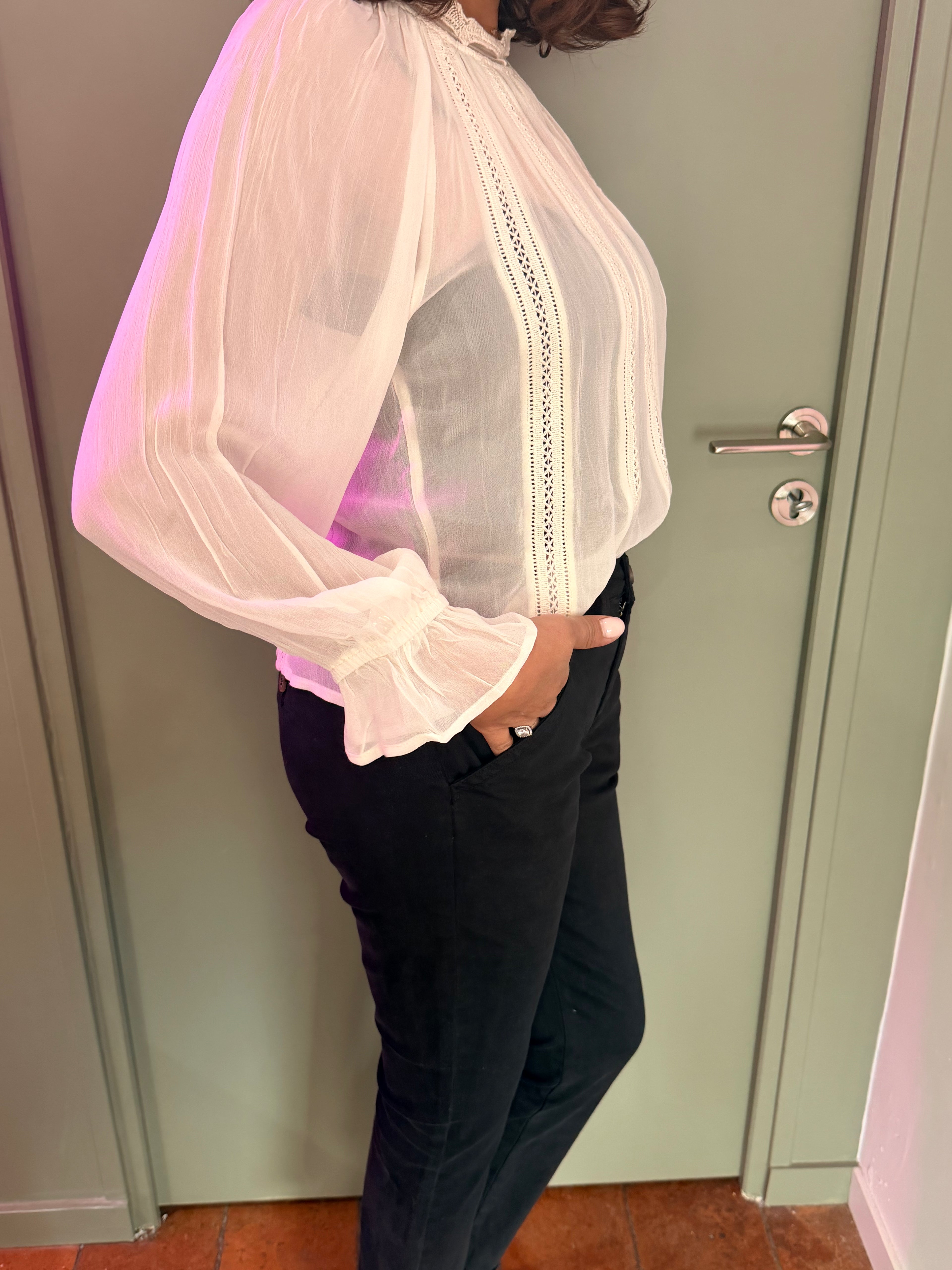 Blouse legère manche longue
