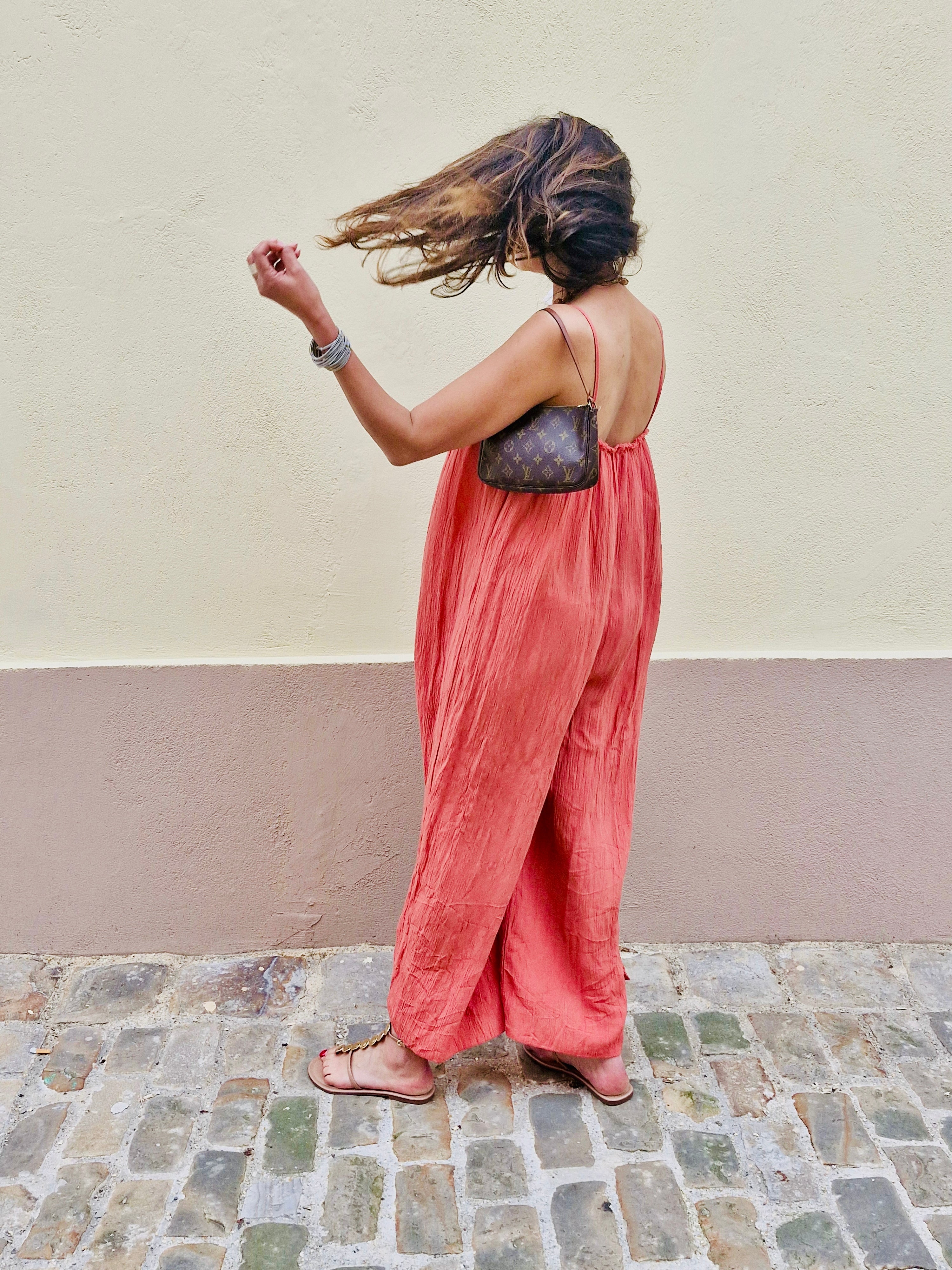 🧡  Combinaison ample terracotta