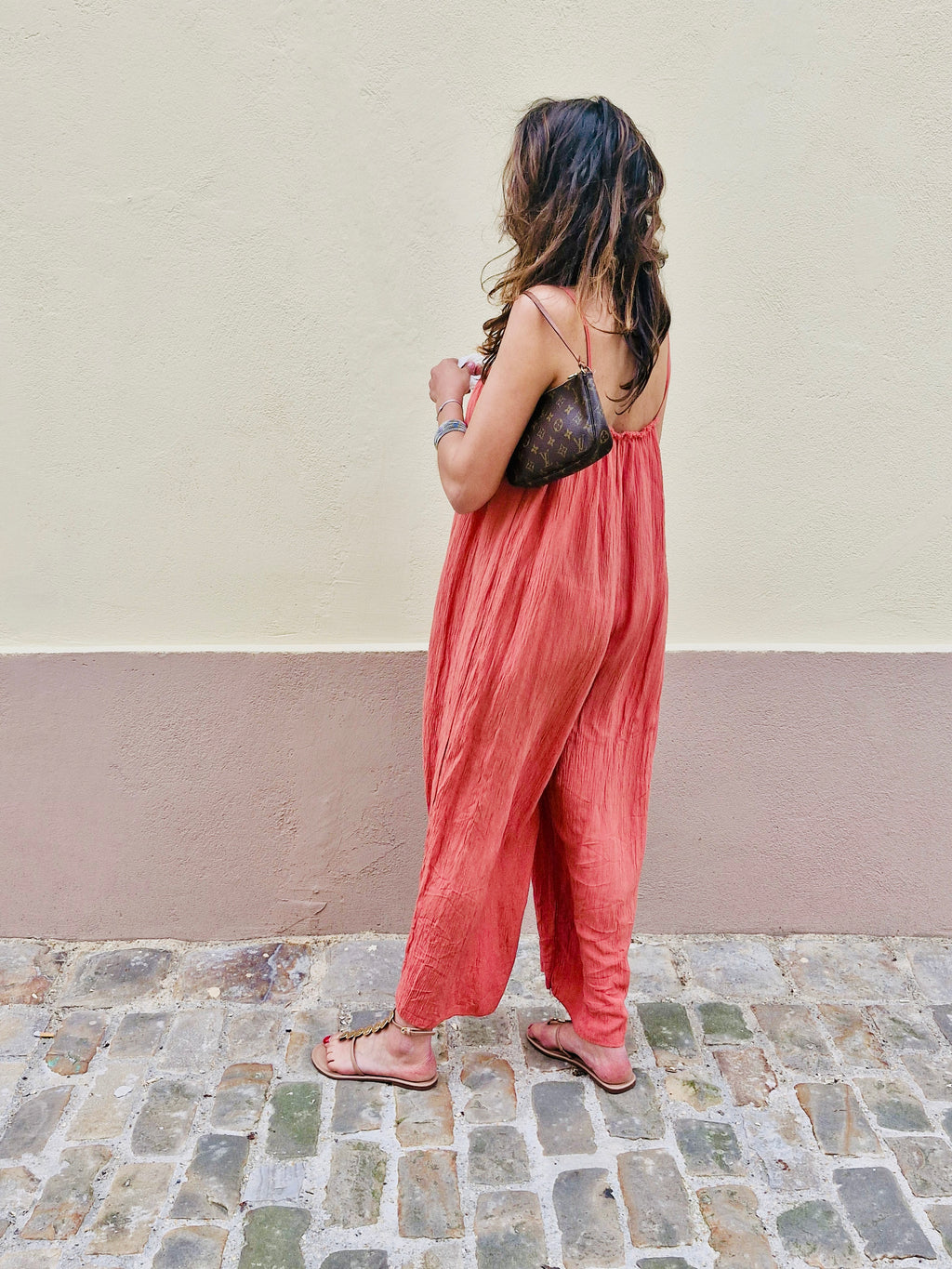 🧡  Combinaison ample terracotta