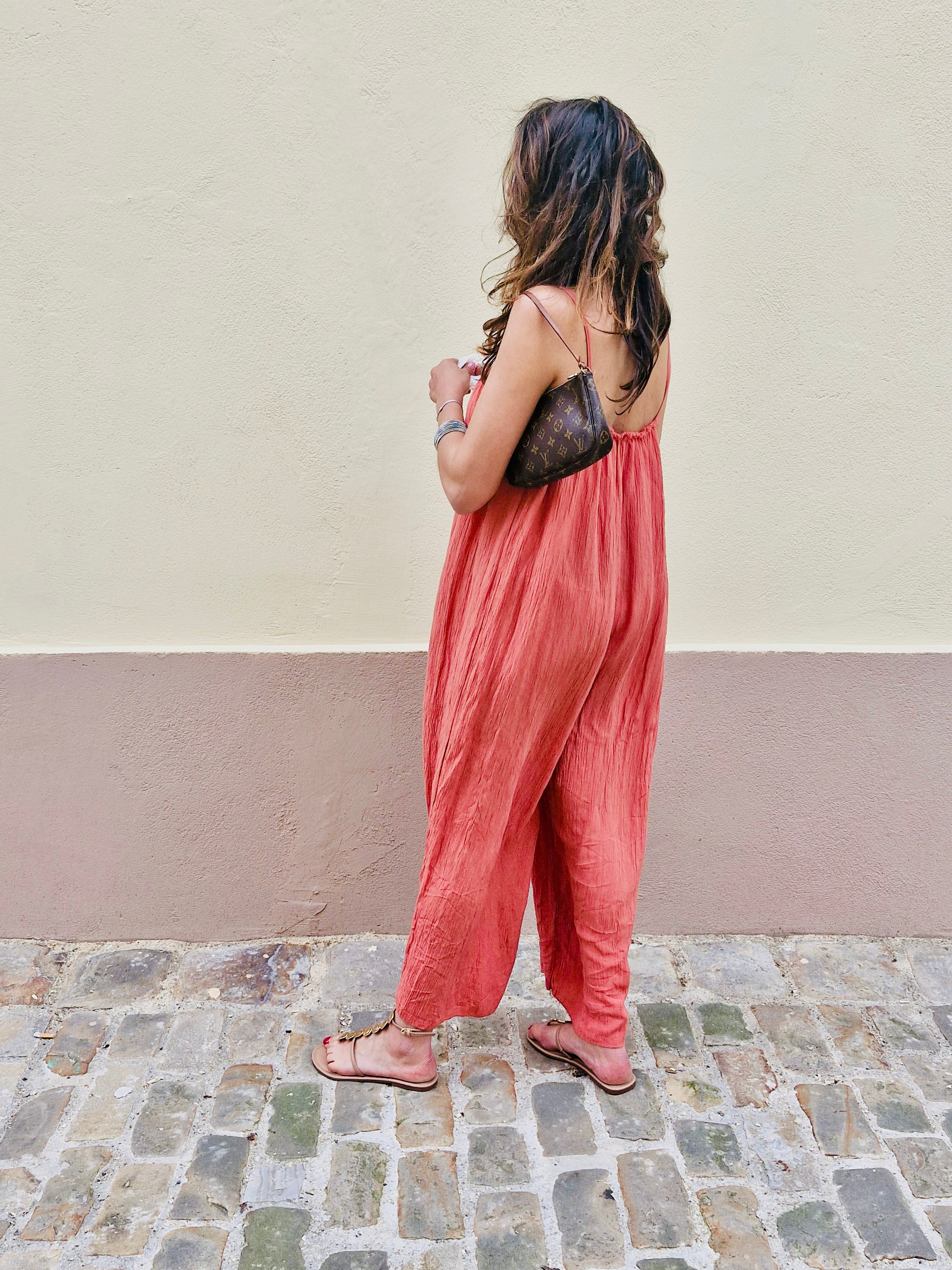 🧡  Combinaison ample terracotta