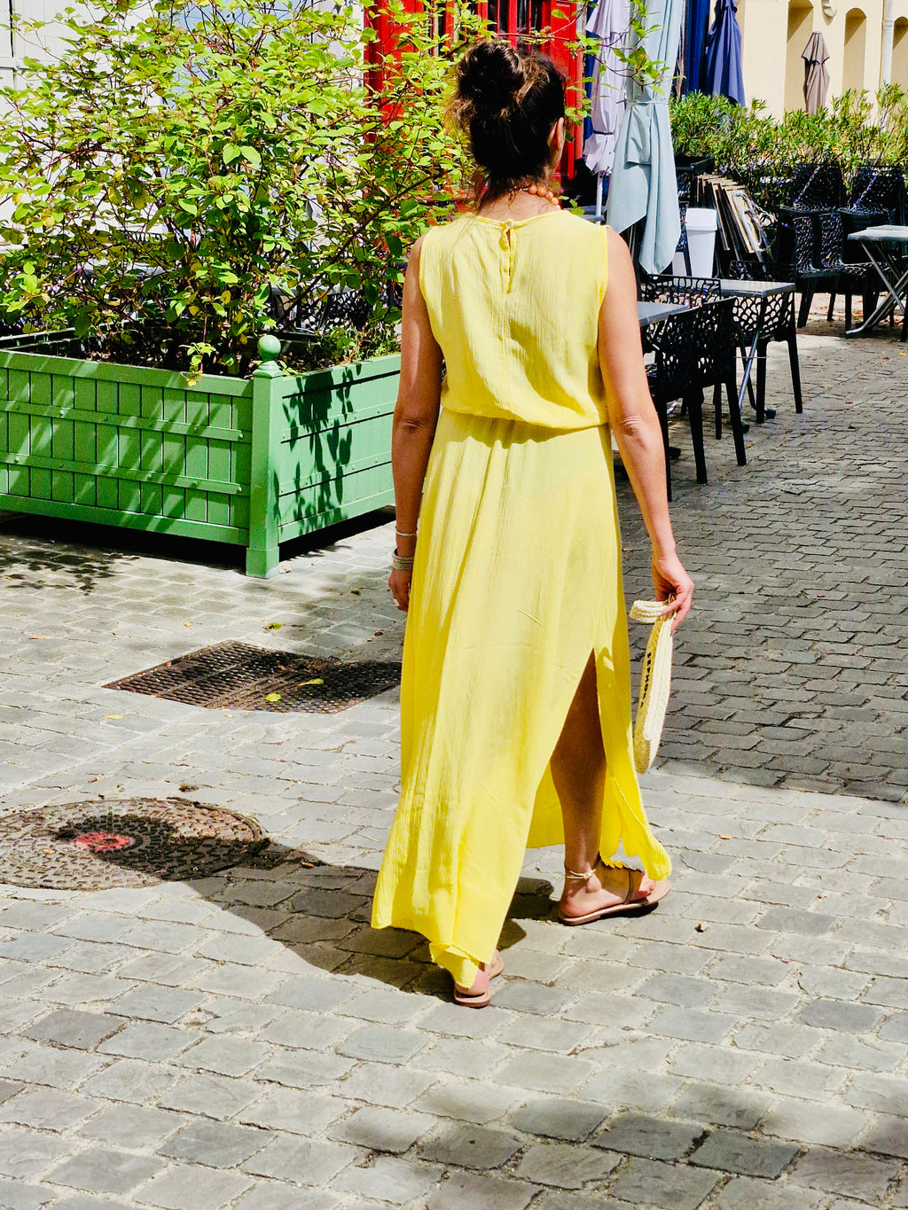 Ensemble jupe top Jaune