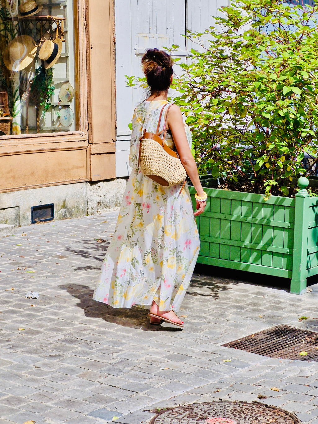 Ensemble floral  jupe et top