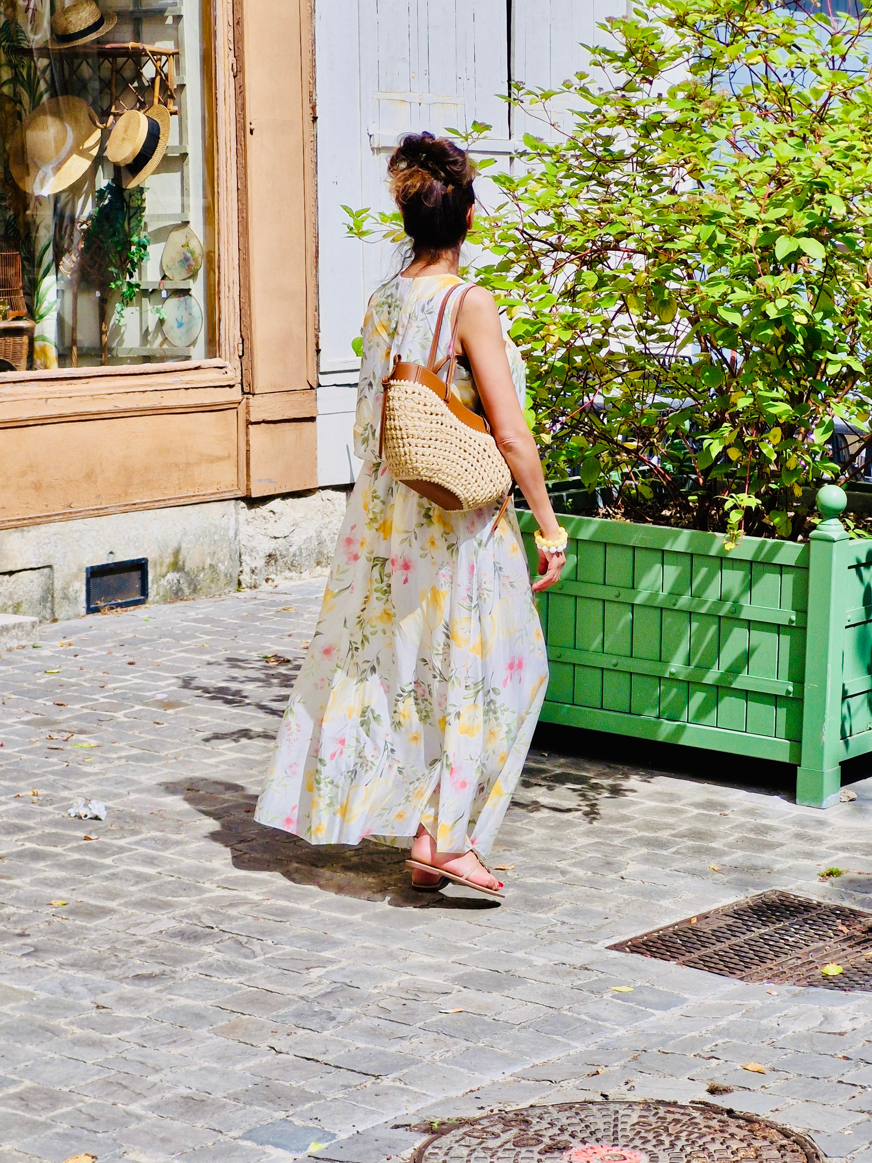 Ensemble floral  jupe et top