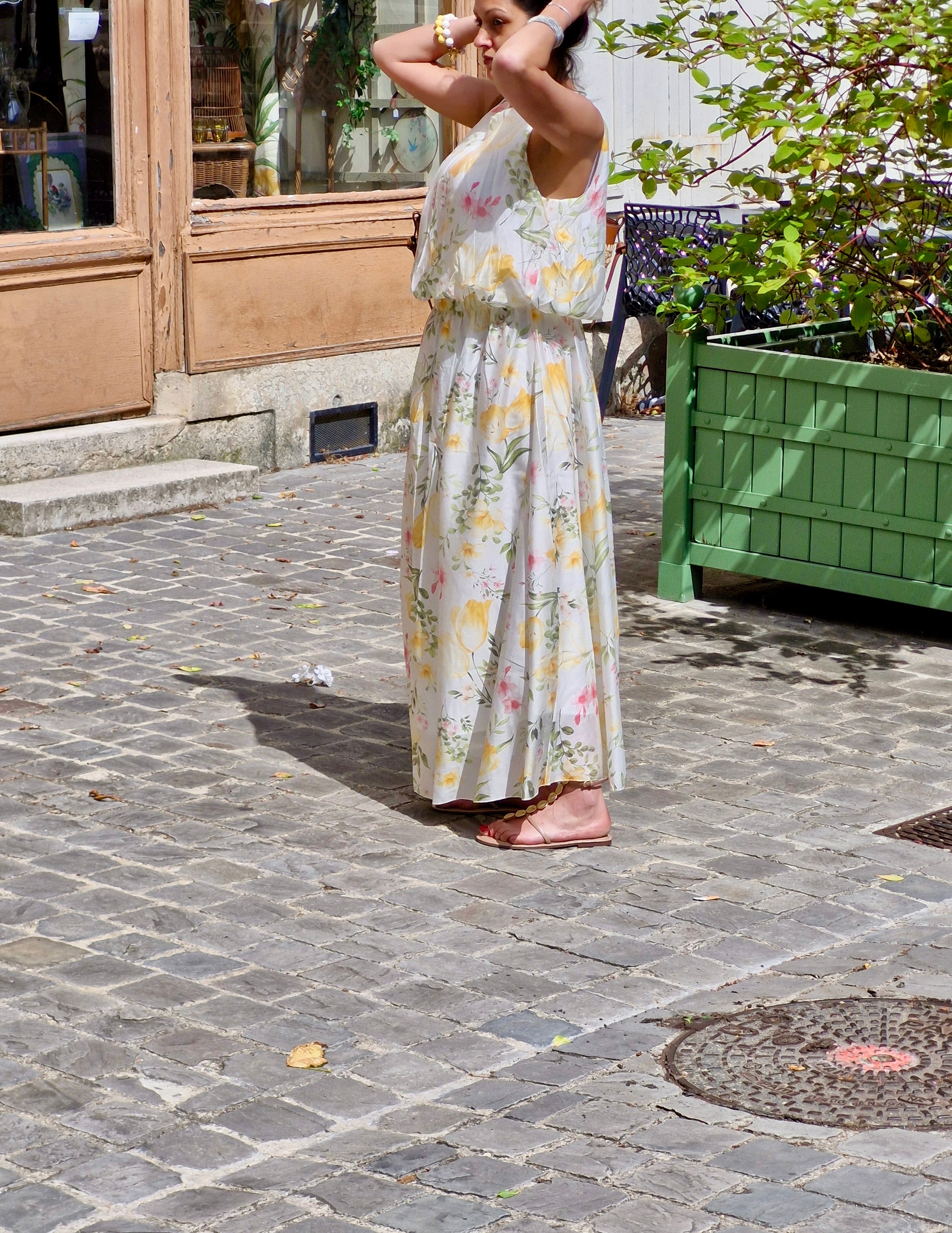 Ensemble floral  jupe et top