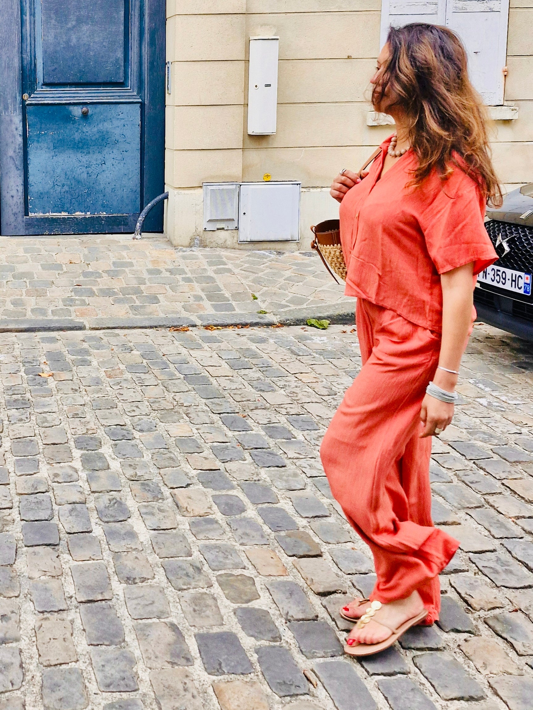 Pantalon léger Terracotta