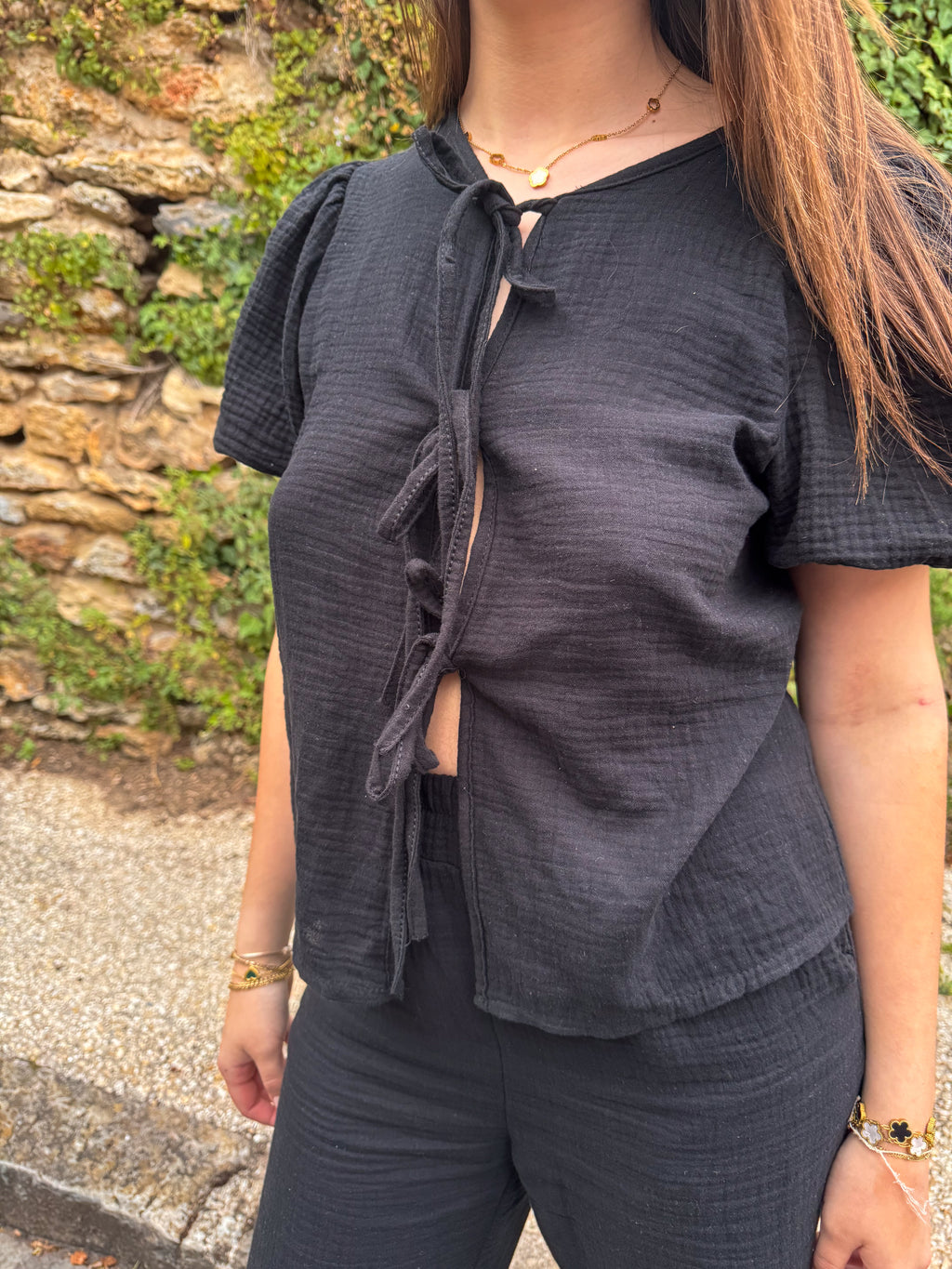 Ensemble Pablo en gaze de coton