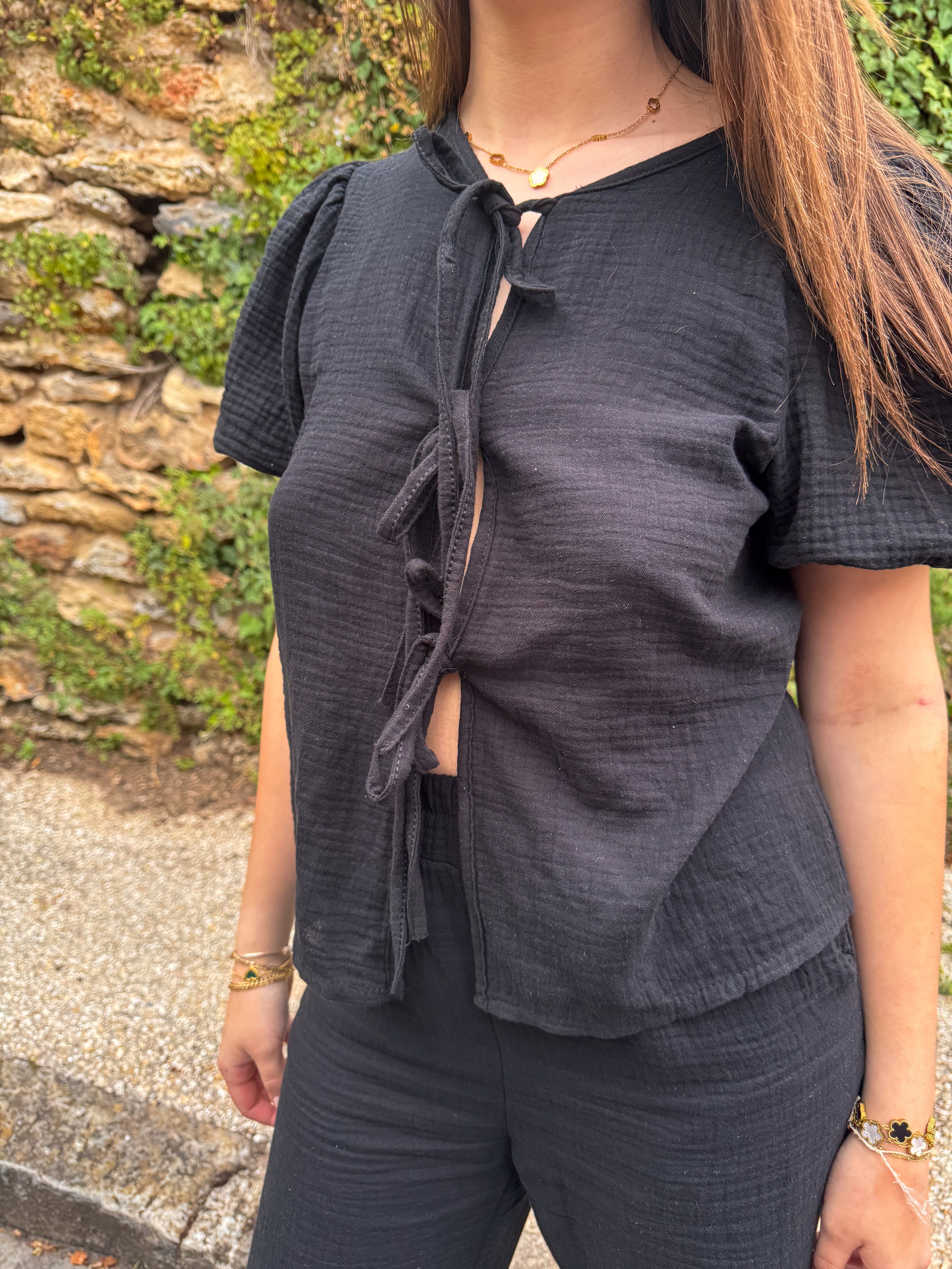 Ensemble Pablo en gaze de coton