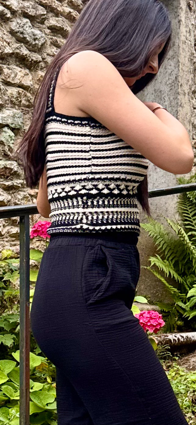 Top en crochet Lili
