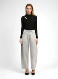 Pantalon denim à strass