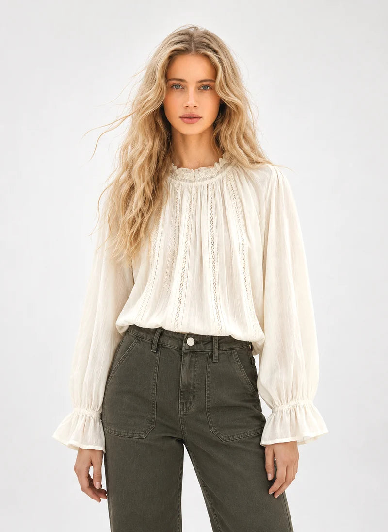 Blouse legère manche longue